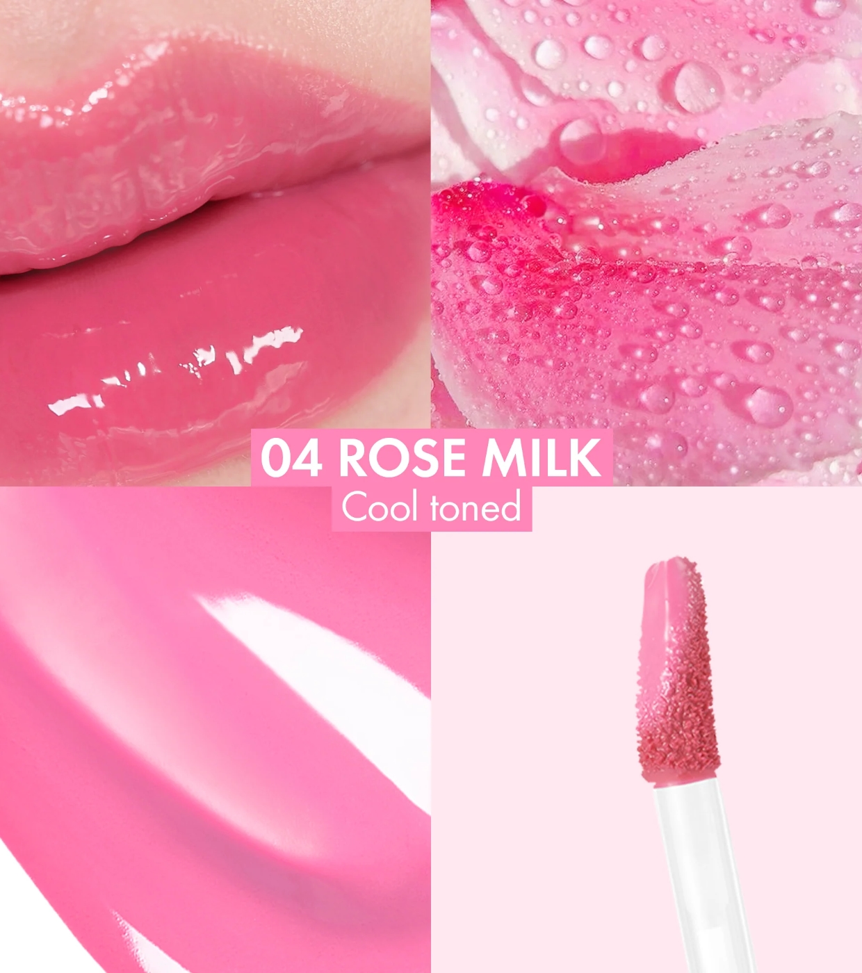 Amuse - Lip Tint Jel-fit Tint - 04: Rose Milk