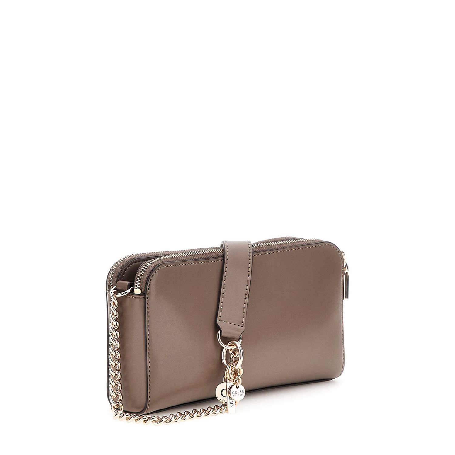 Guess Daryna Status Crossbody dark taupe