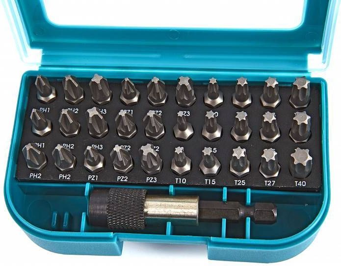 Makita - P-73374 - Schroef-/bitset - 31-delig - Kunststof Box