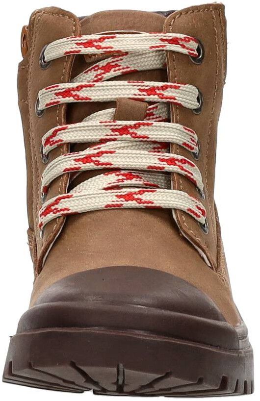 Shoesme Veterschoenen Hoog cognac