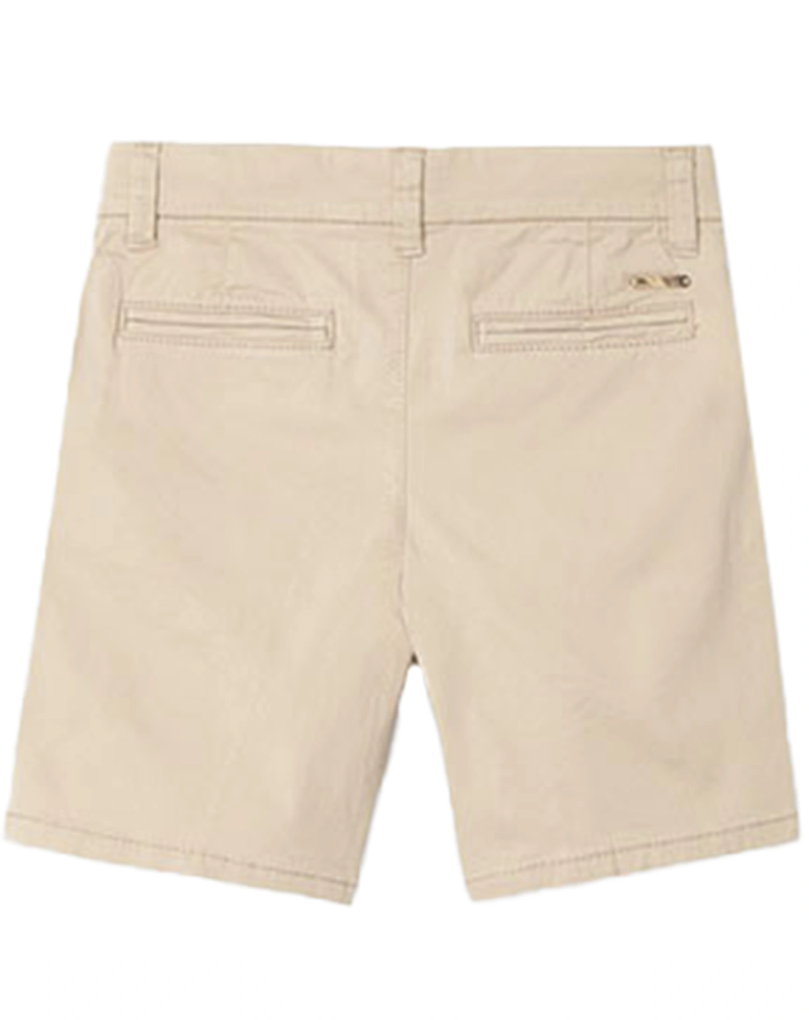 Bermuda-Shorts CHINO SERGE BASIC in sesam