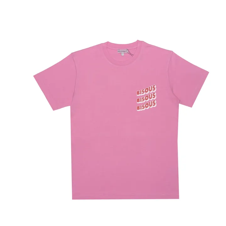 Bisous Skateboards T-shirt Sonics | Rose
