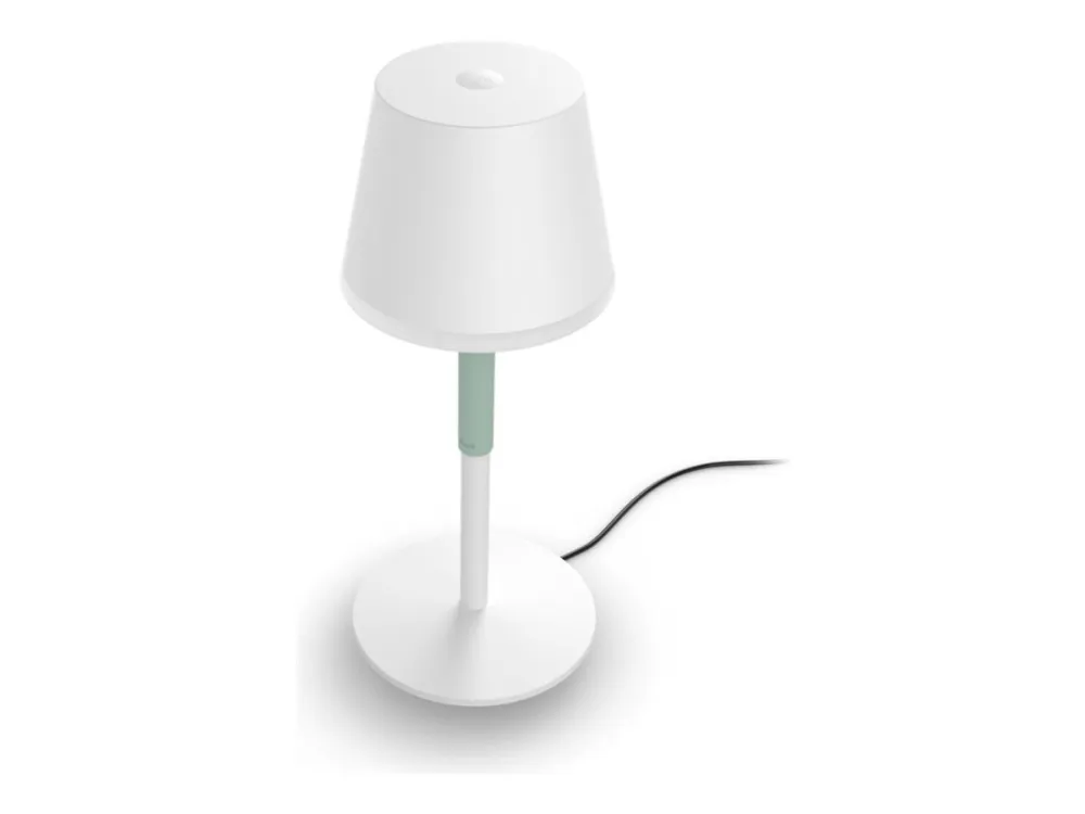 Philips Hue White and Color Ambiance Go - Bordlampe - LED - klasse G - 16 millioner farver - hvid, salviegrønt greb