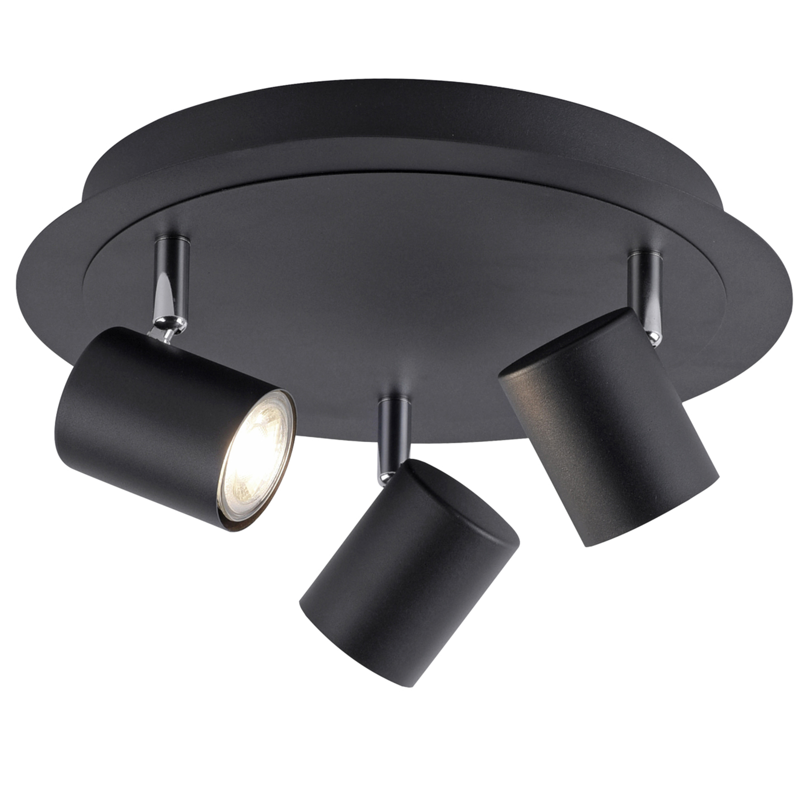 LED-Deckenstrahler - anthrazit - 3-flammig