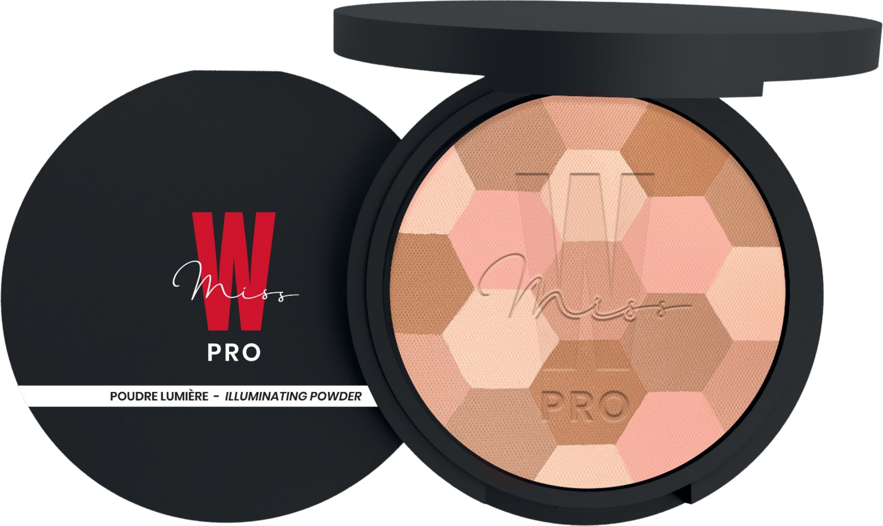 Miss W PRO  Illuminating Powder, 210 Fair Skin Tones (8,50 g)