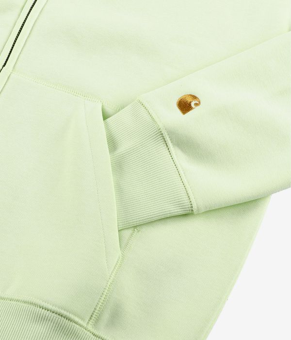Carhartt WIP Chase Zip-Hoodie (air green gold)