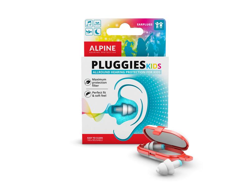Alpine Pluggies Kids Gehörstöpsel 1 Paar Silikonfreier Gehörschutz