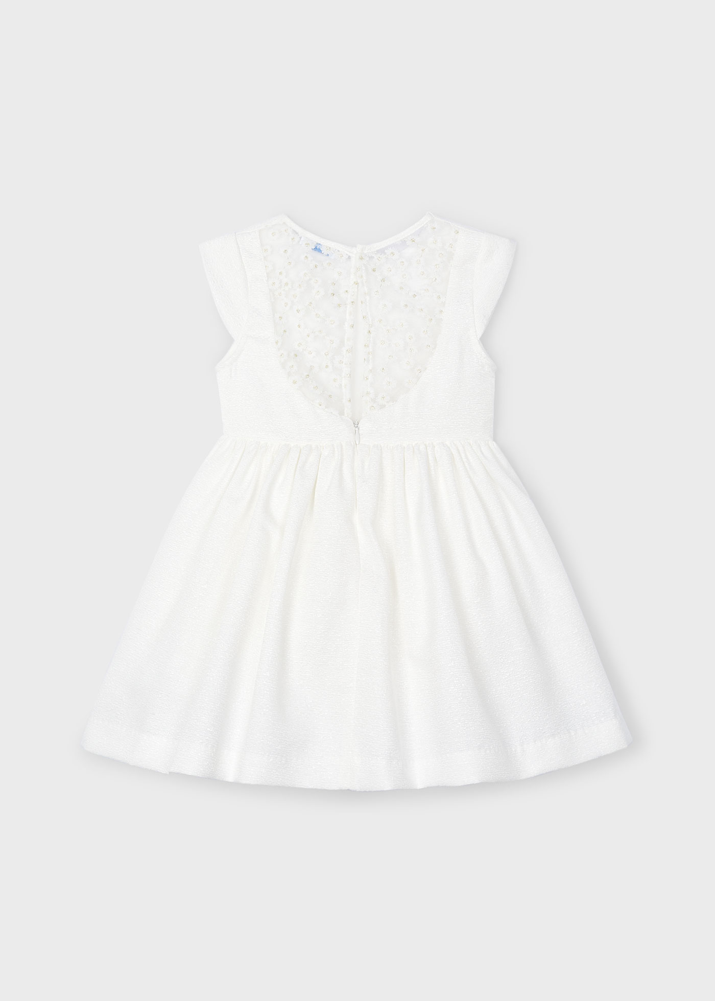 Vestido de tule cor anis para meninas