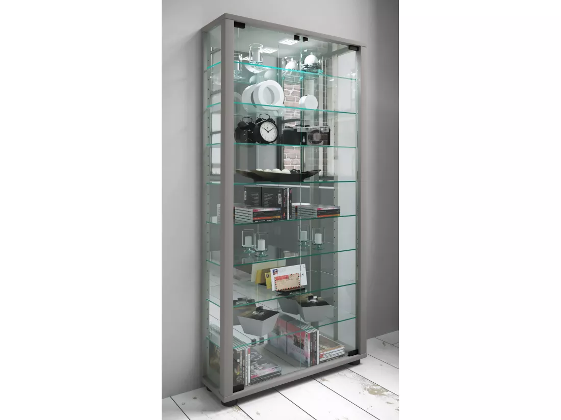 Vitrine sur pied Lumo Maxi miroir