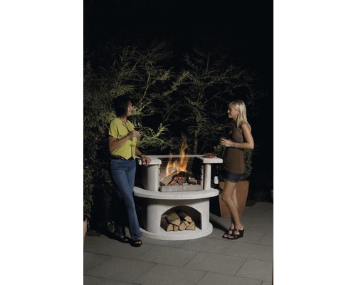 Buschbeck grillbar Venetië 65 x 110 x 93 cm wit