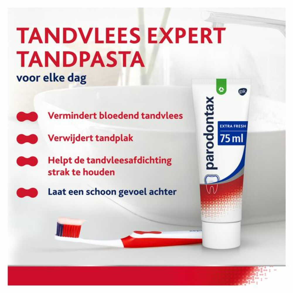 6x Parodontax Tandpasta Extra Fresh75 ml
