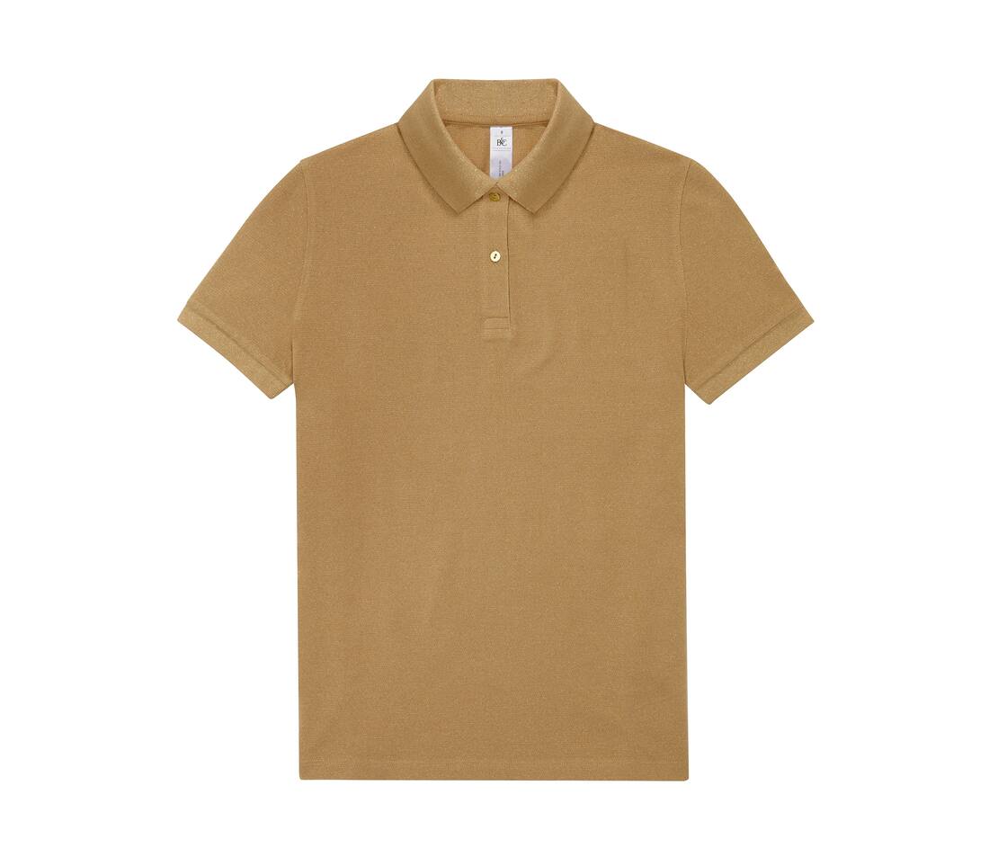 B&C BCW461 - Polo Femme Élégant en Coton Pré-Rétréci