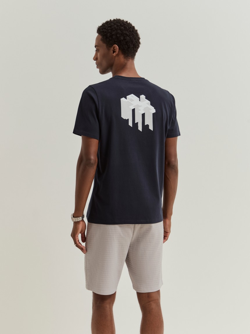 T-shirt de manga curta em algodão