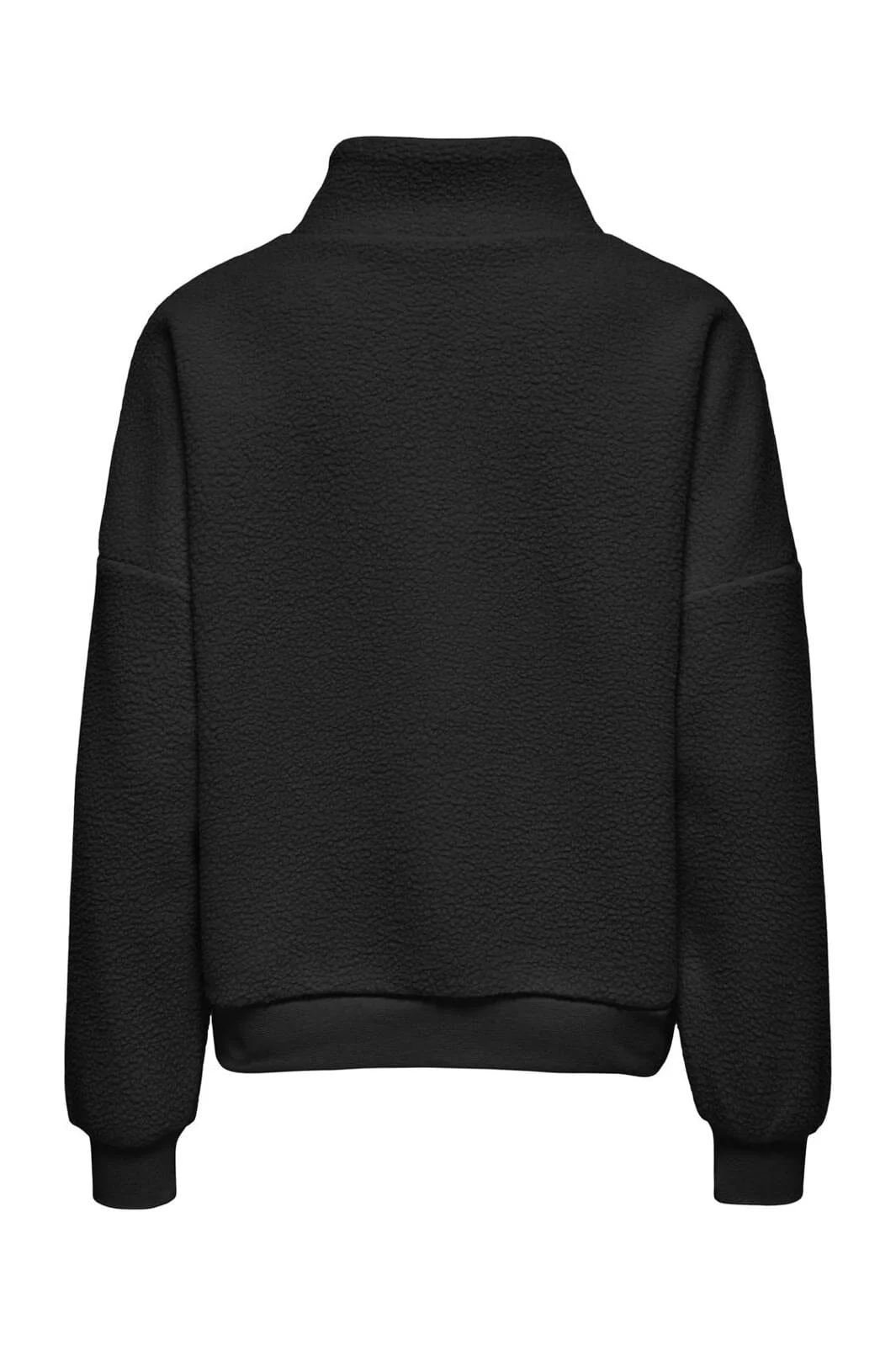 Only Onllia Life L/S Half Zip Teddy Swt 4674076 black