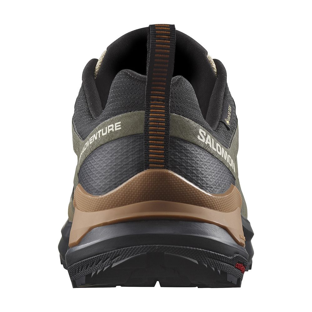 Salomon X-ADVENTURE GTX - Chaussures trail Homme safari/black/sugar almond