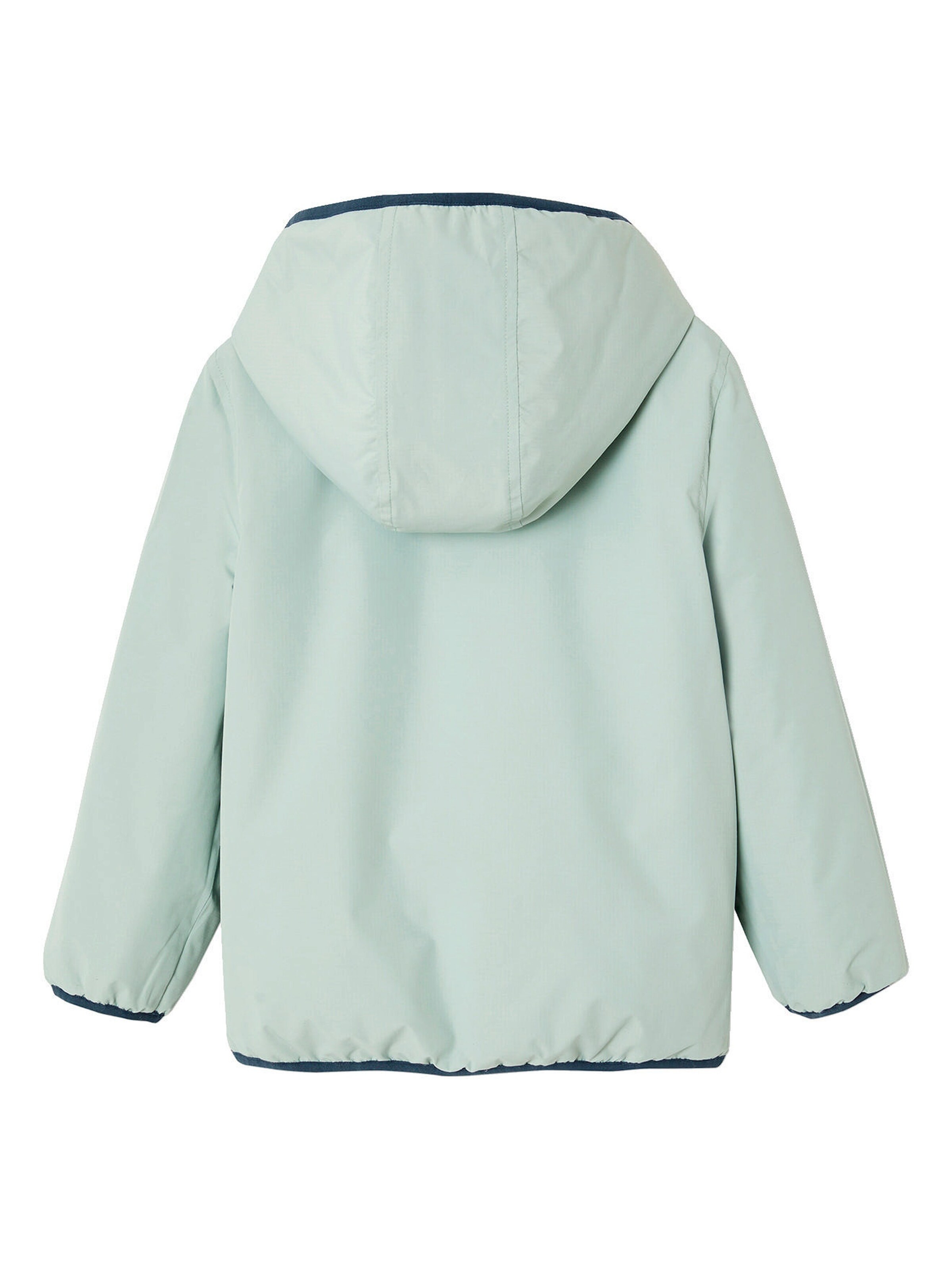 Vertbaudet Wendbare Jungen Light-Steppjacke mit Recycling-Polyester aquamarine