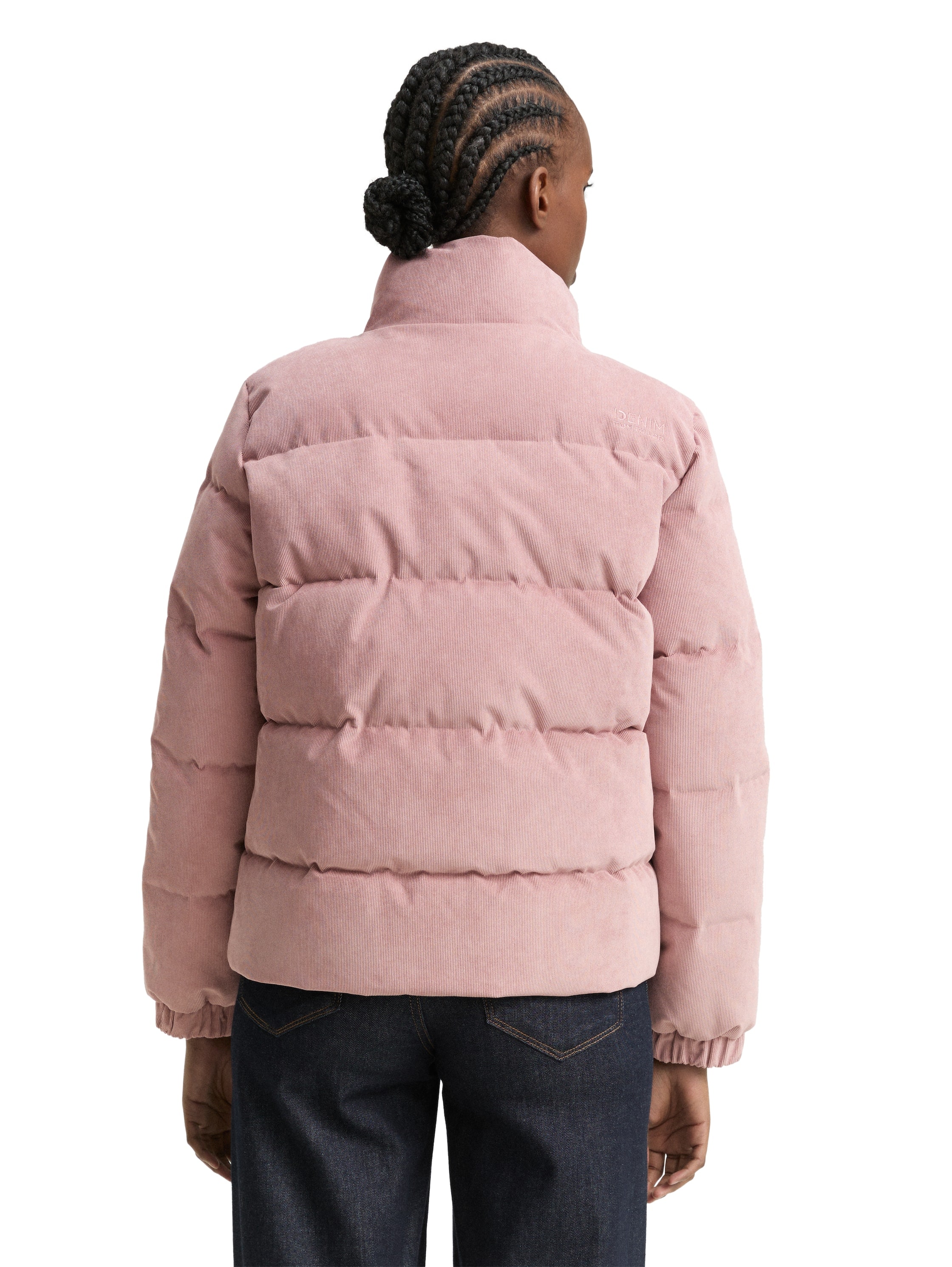 TOM TAILOR Denim Steppjacke mit Stehkragen