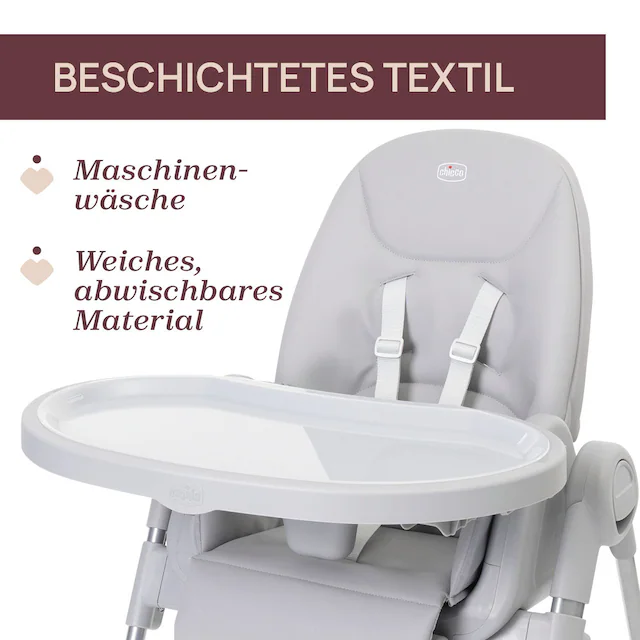 Chicco Hochstuhl »Polly Armonia Steel« () mit Essbrett