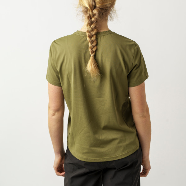 GripGrab EXPLR Technical T-shirt Olive Green dame