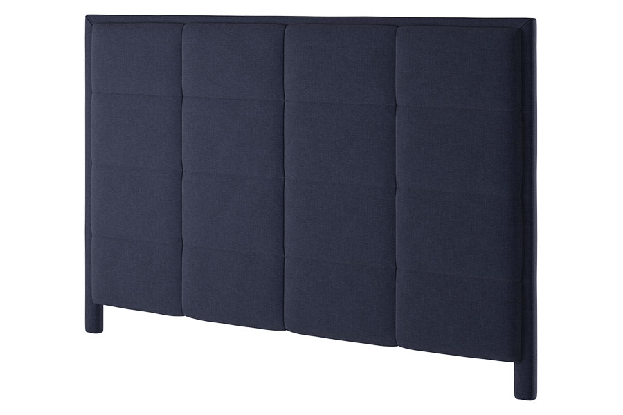 Quilt sengegavl Tekstil Navy 61. 180 cm