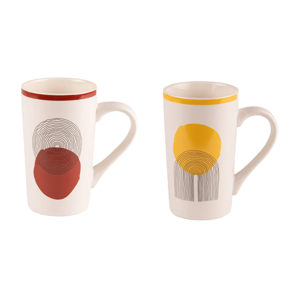 Coffret de 2 mugs Sunset 50 cl Table passion