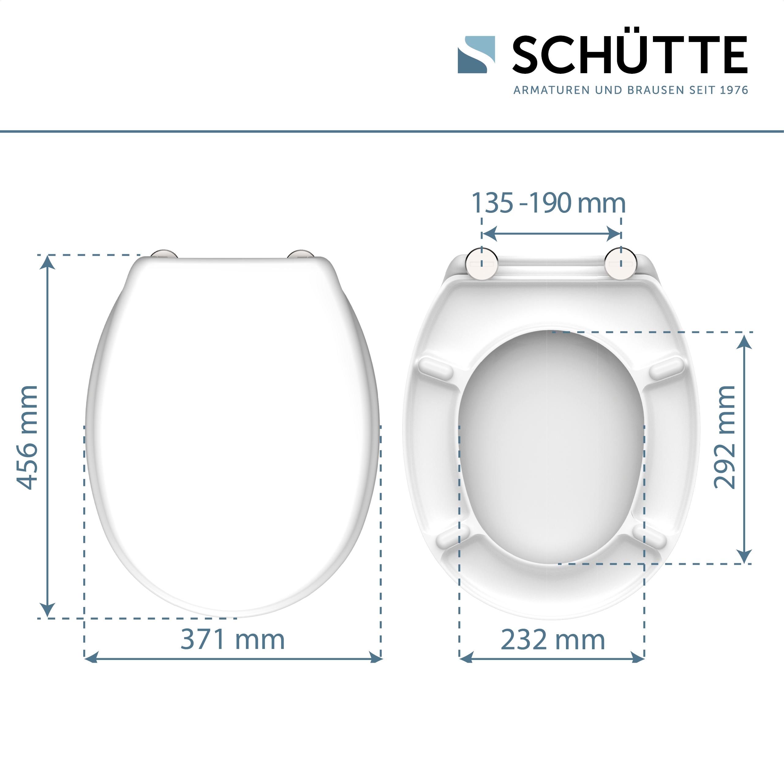 Schütte Duroplast WC Sitz WHITE