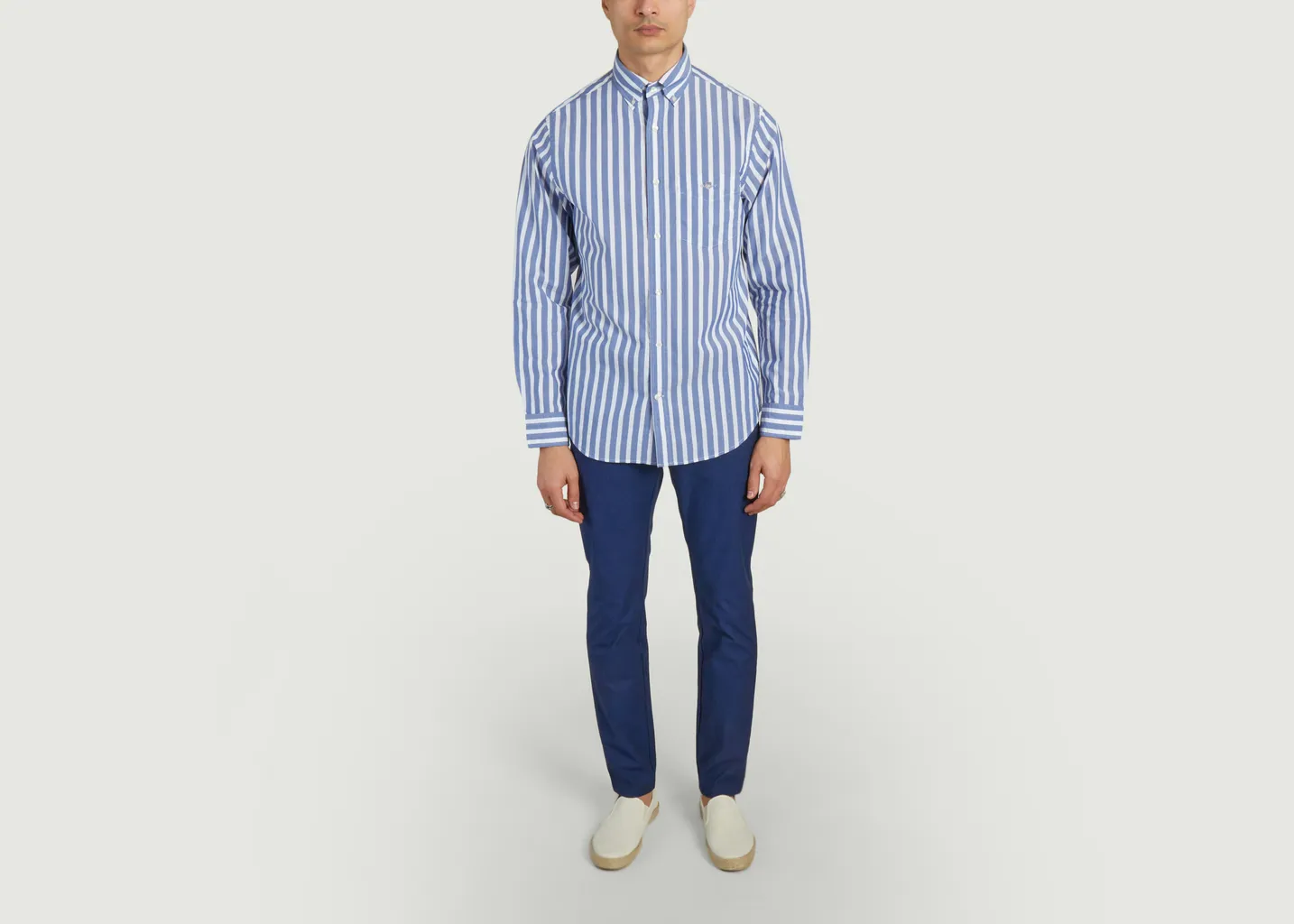 Chemise À Rayures En Popeline Gant