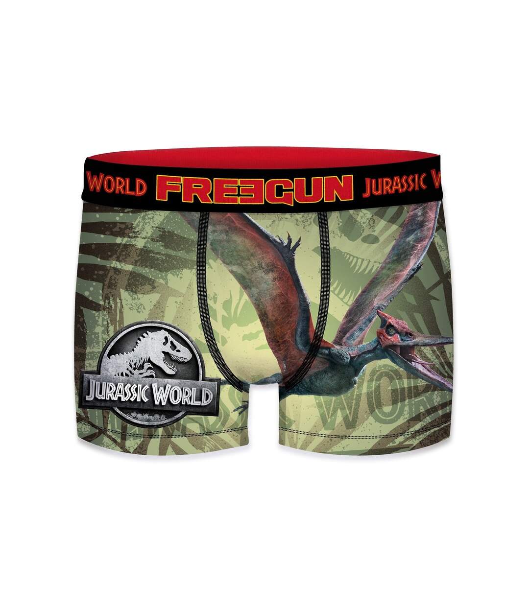 Boxer Homme Jurassic World, Caleçon Homme, Original et Respirant (Lot de 4)