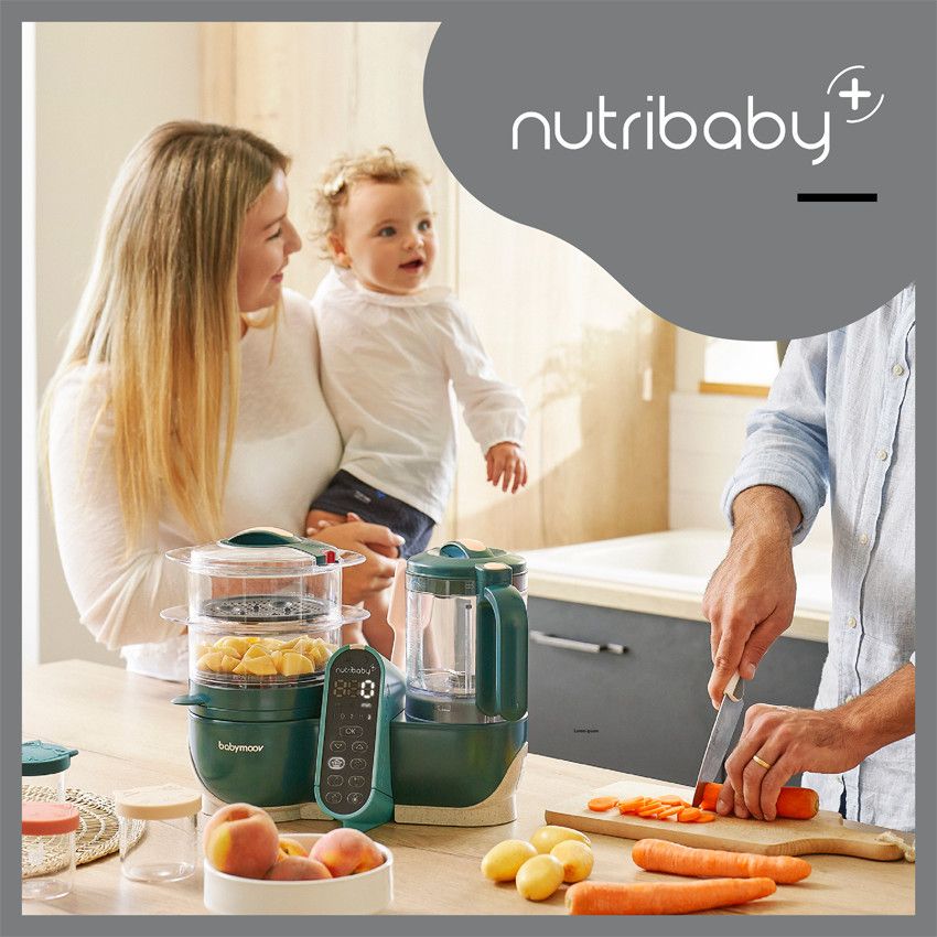 Robot NutriBaby(+) - Opal green - Ecru