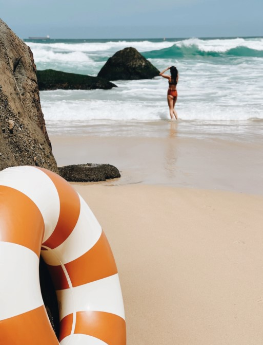 Sally Swim Ring 90cm - Tangeringe