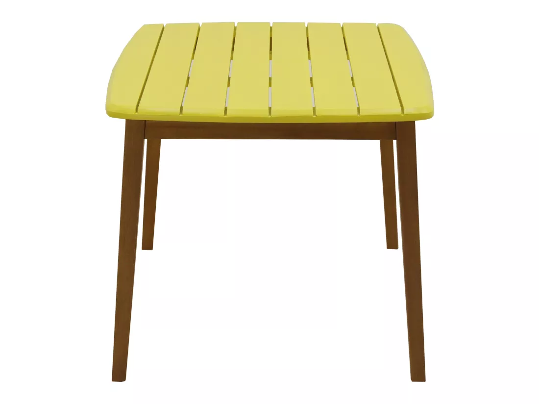 Table de jardin pour enfant en acacia jaune L.80 cm - GOZO de MYLIA