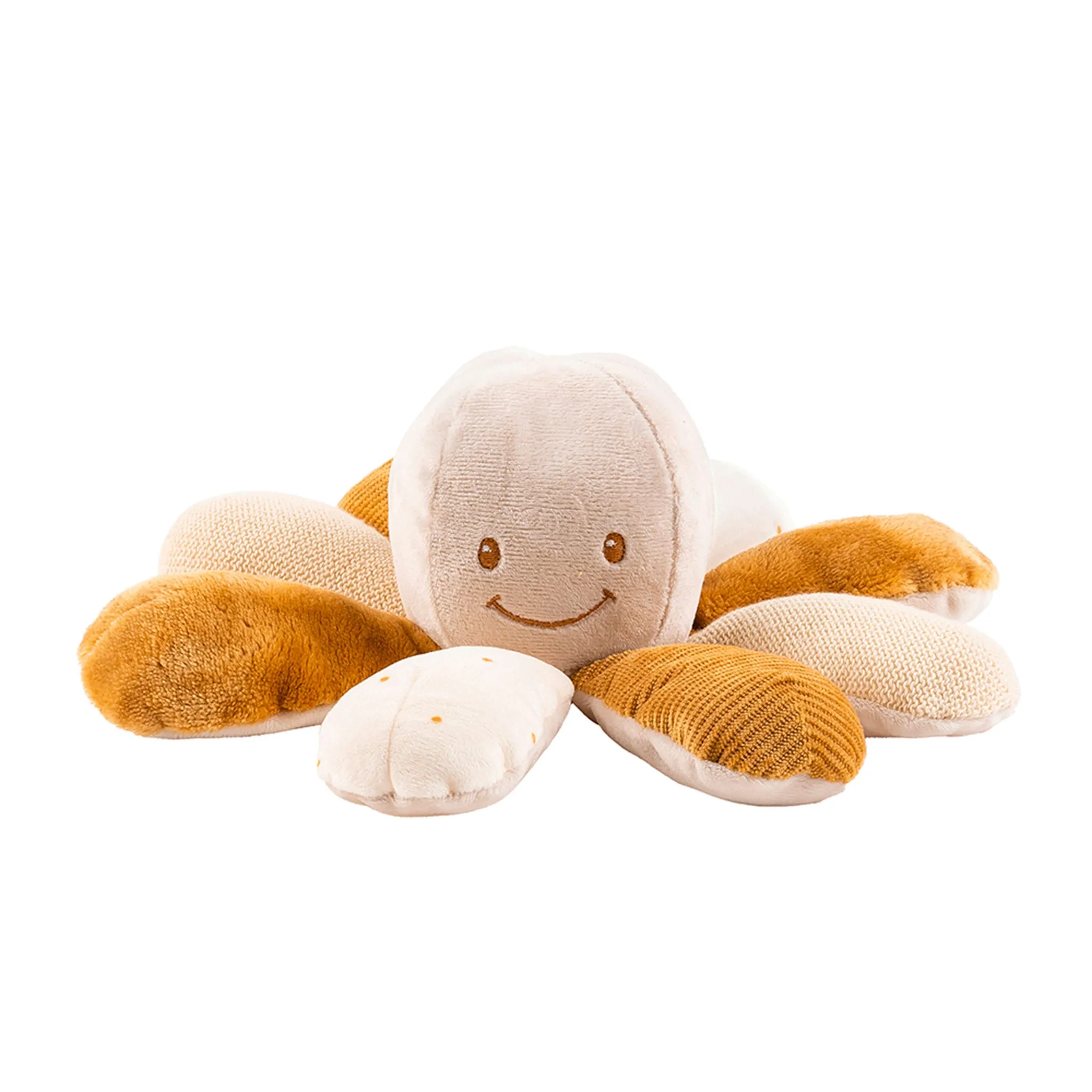 Nattou Doudou d'Activités Pieuvre - Caramel
