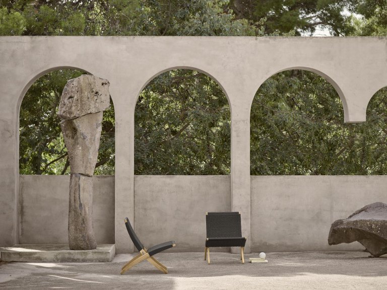 Carl Hansen & Son MG501 Cuba fauteuil outdoor charcoal 1402