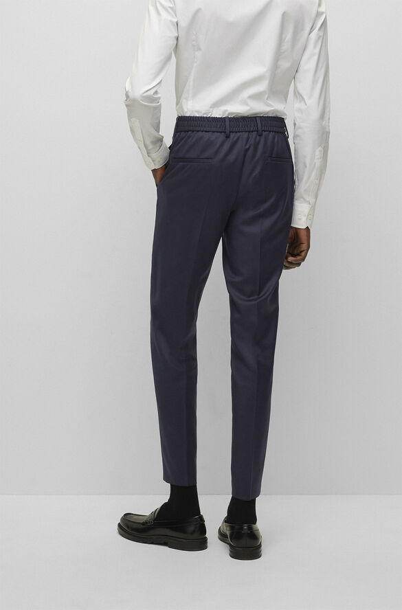 BOSS BOSS Men Business Clothing Trousers Blå