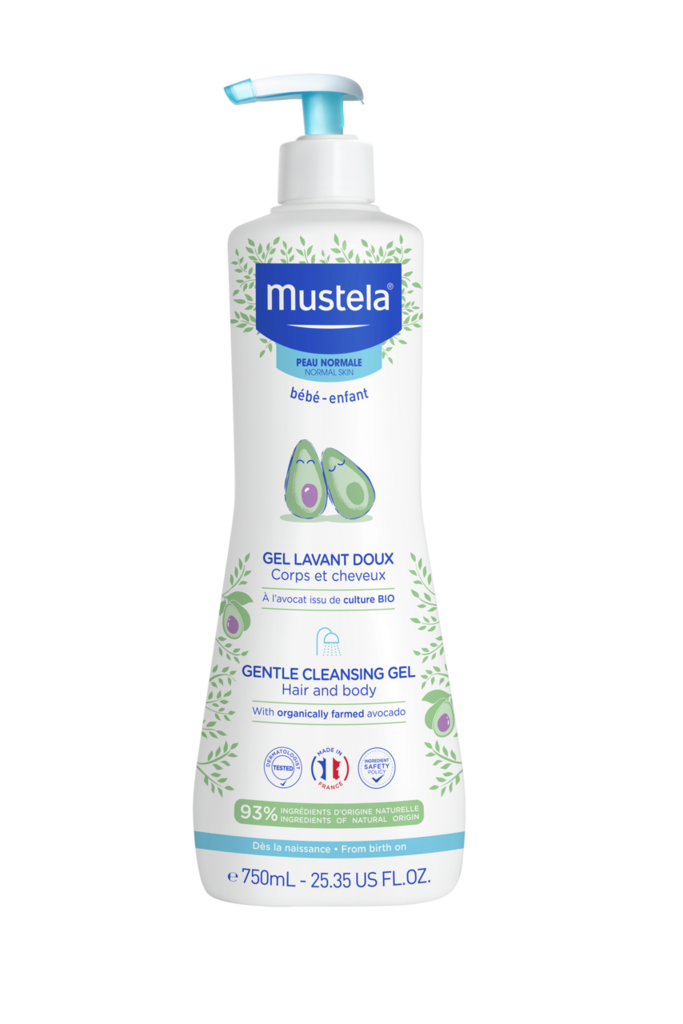Mustela Mildes Waschgel<br>750 ml, Flasche, Gel, normale Haut