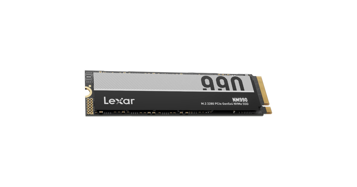 LexarNM990 4 TB SSD  (PCIe 5.0 x4, NVMe 1.4, M.2 2280)