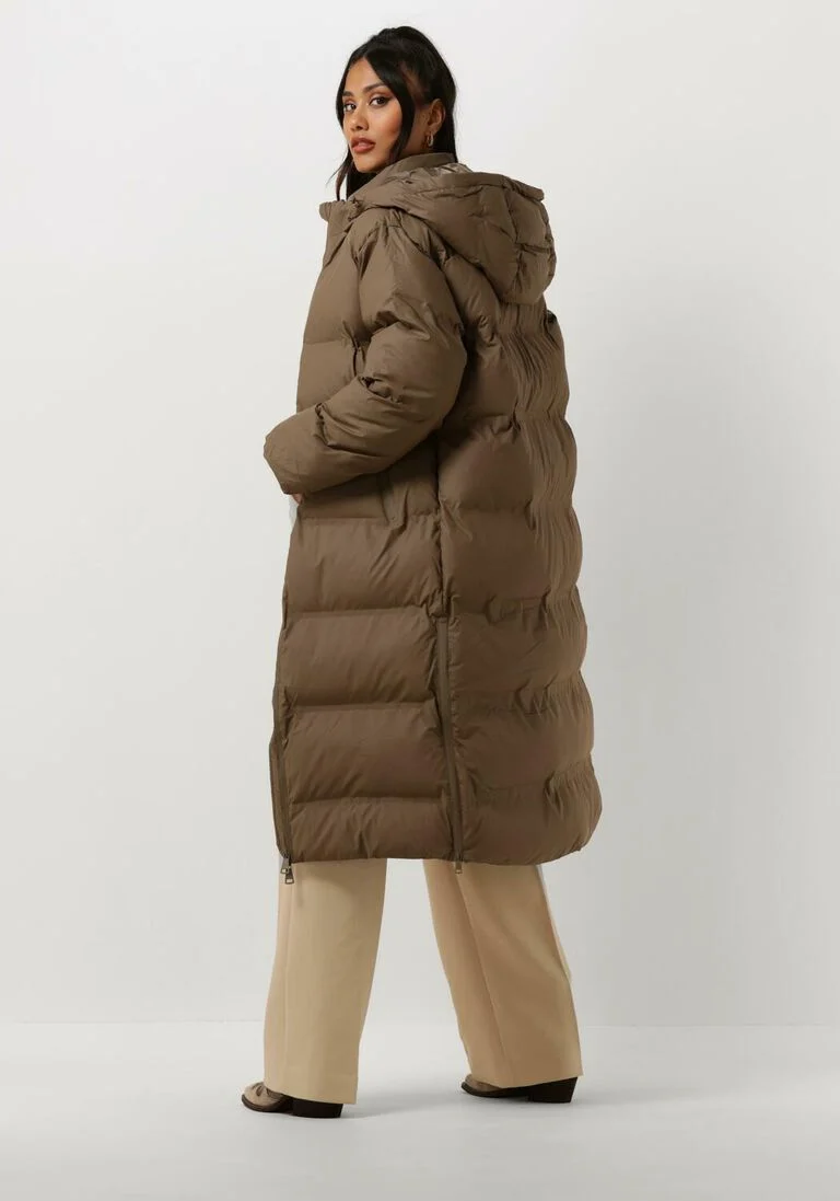 NEO NOIR taupe neo noir gewatteerde jas viviana c puffer jacket