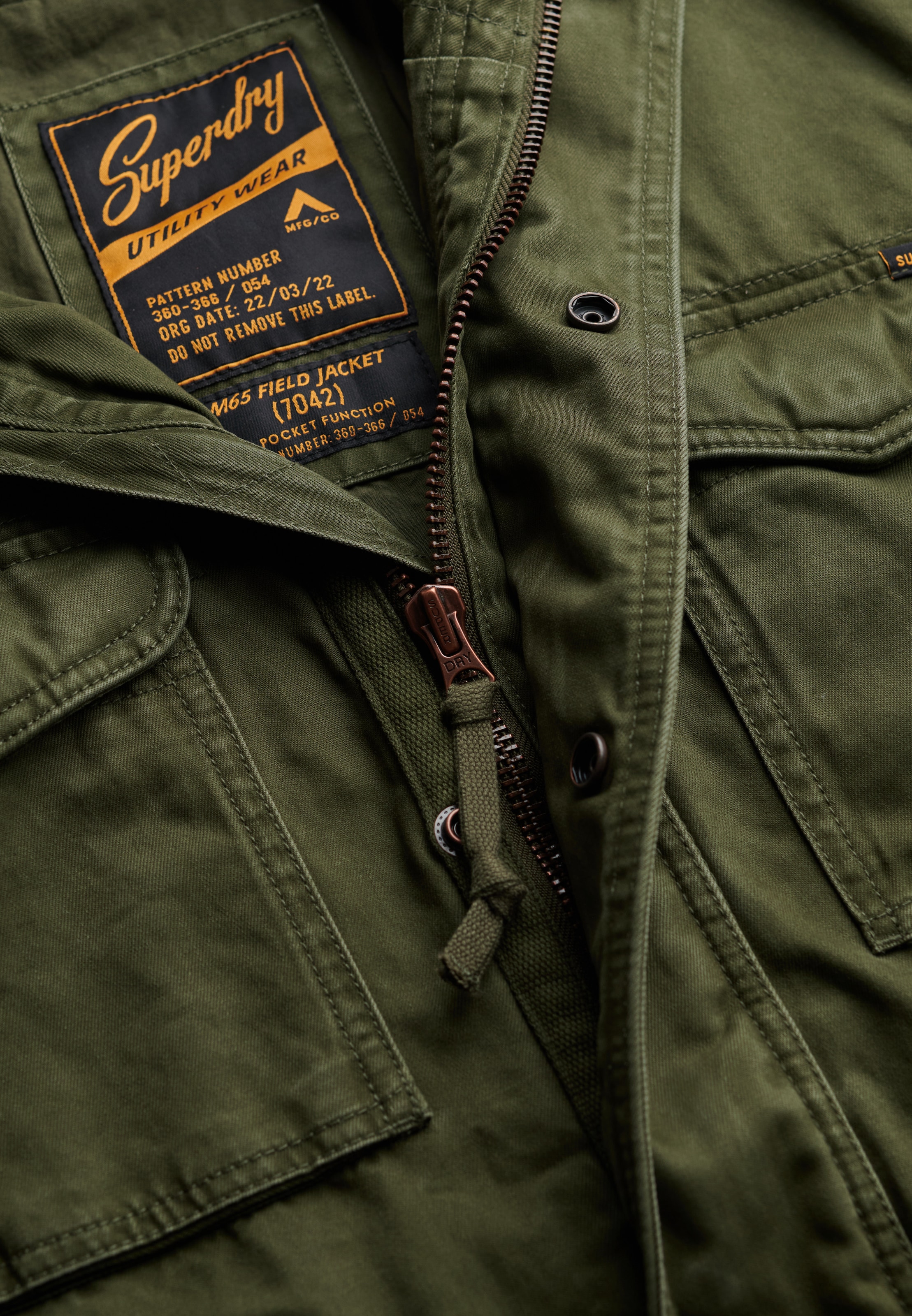 Superdry Parka »M65 MILITARY JACKET« ohne Kapuze
