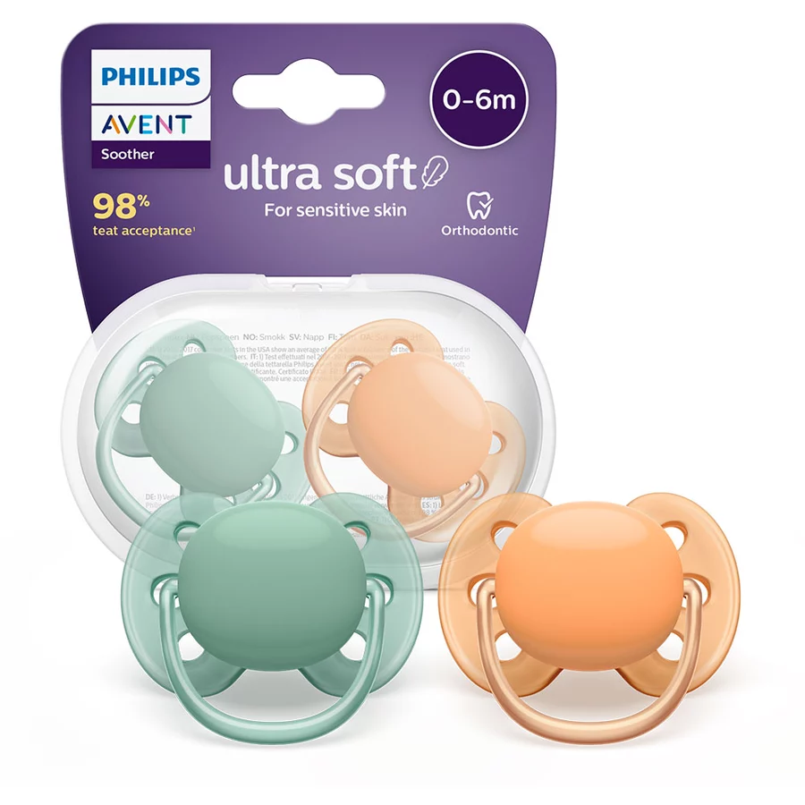 Philips Avent Schnuller ultra soft SCF09103 Neutral 0 - 6 Monate 4 Stück