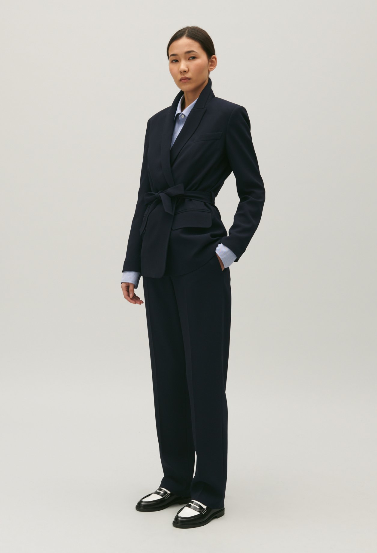 Veste tailleur bleu marine