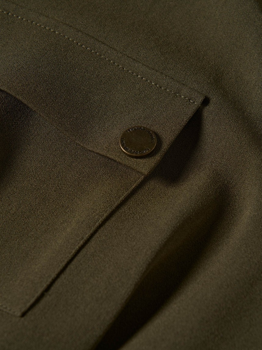 Vestido camiseiro com cinto