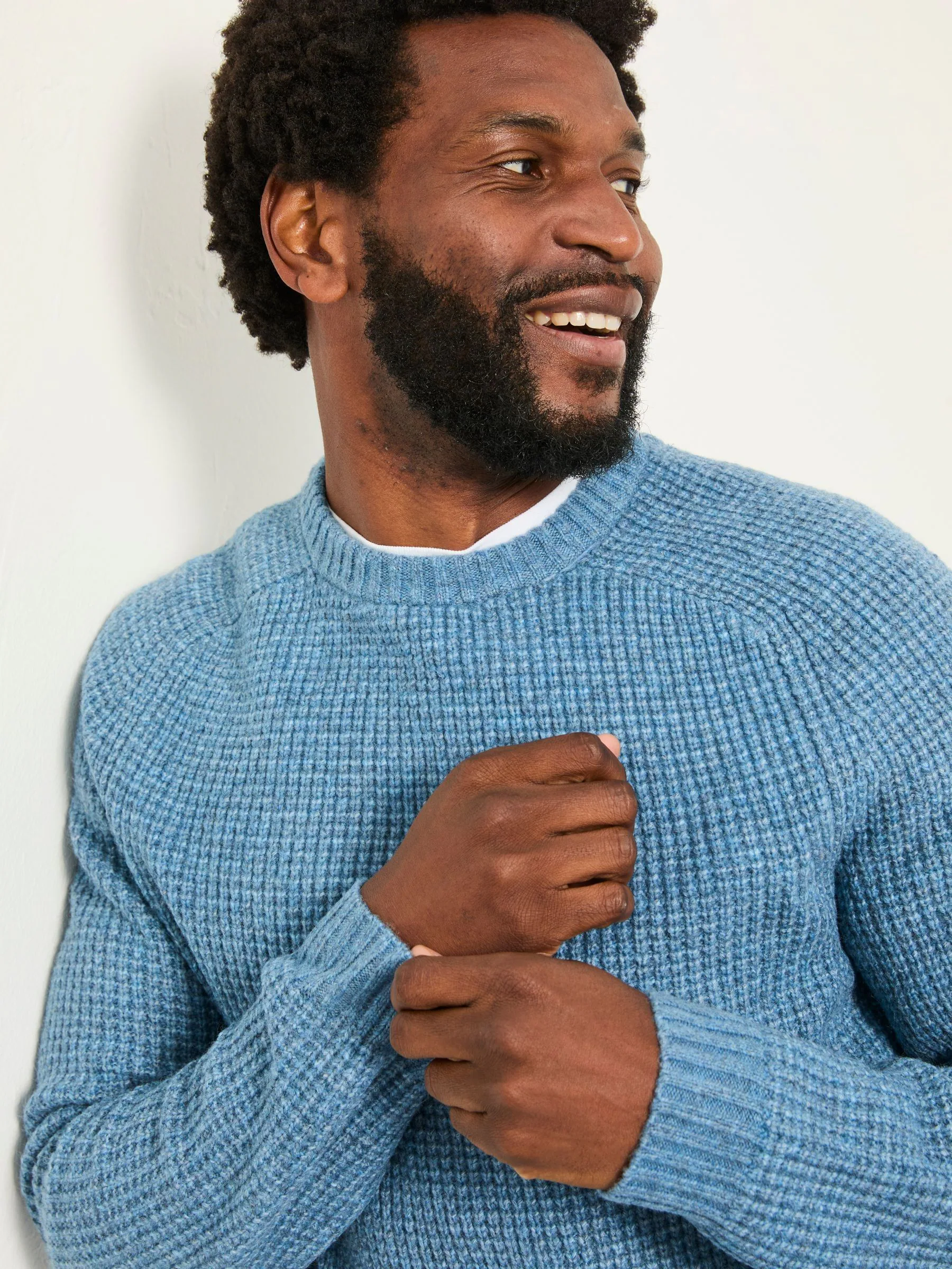Lichtblauw vintage - FatFace Crew Neck Knitted Jumper