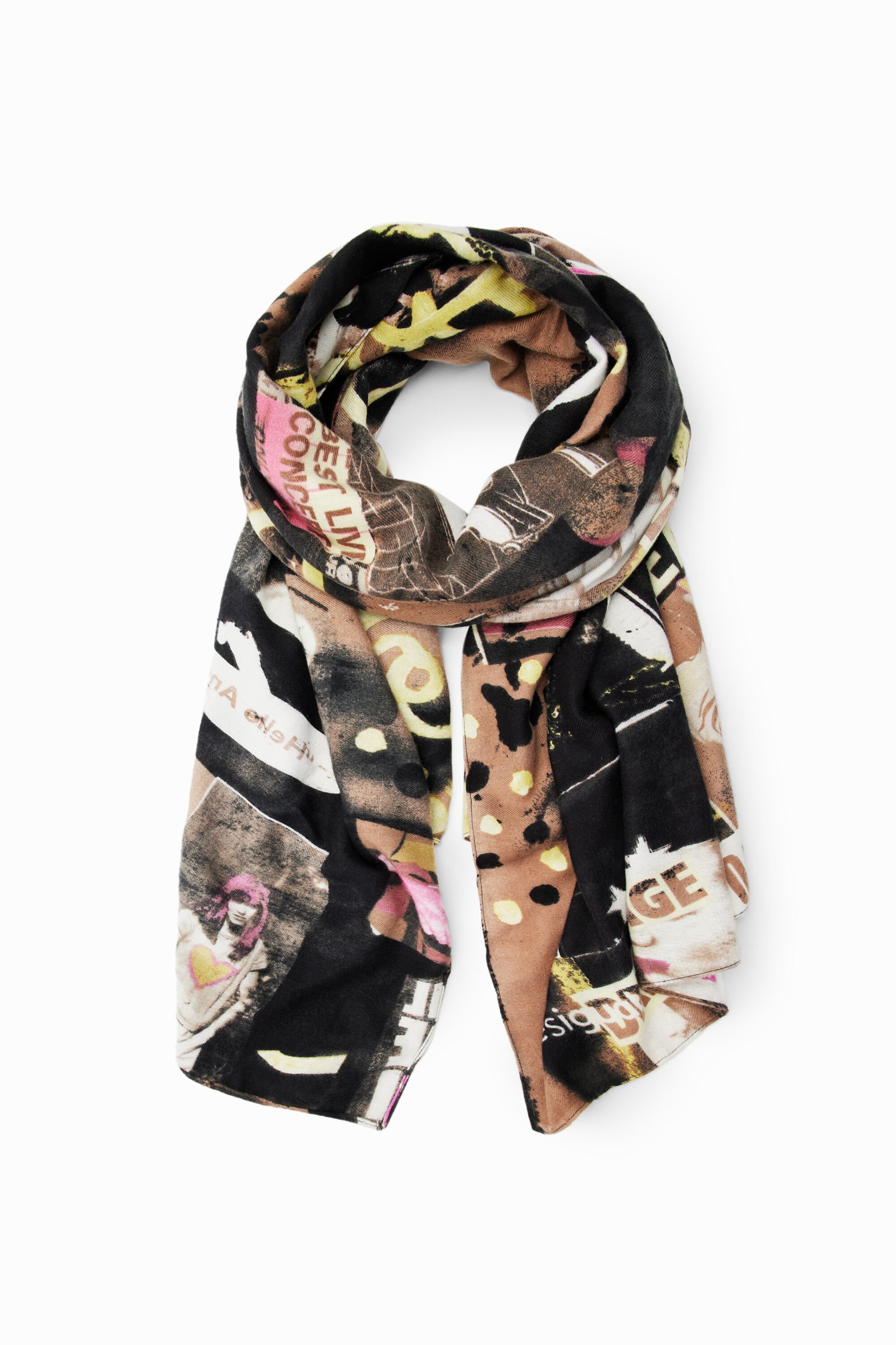 Foulard rectangulaire arty