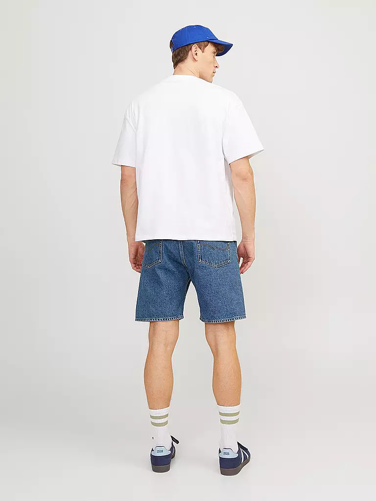 JACK & JONES Jeansshorts Loose Fit  JJITONY blau