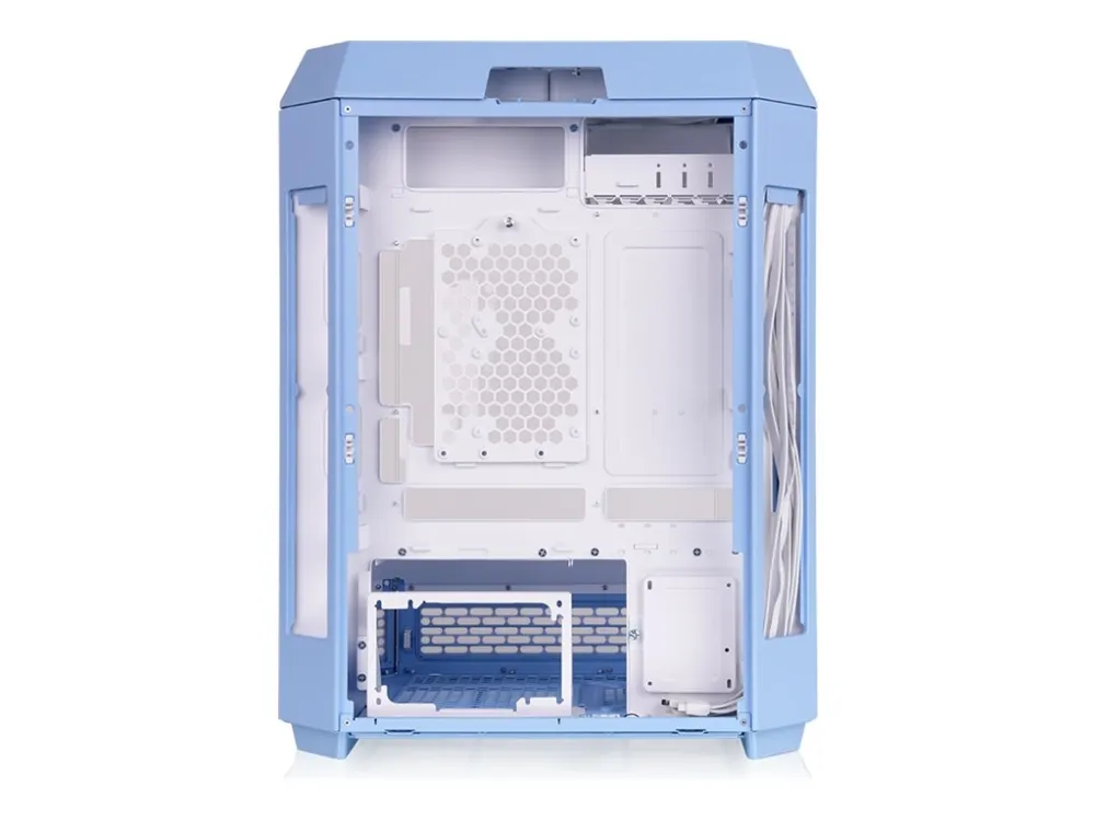 Thermaltake The Tower 600 - Mid tower - ATX - sidepanel med vindue (hærdet glas) - ingen strømforsyning (PS/2) - hydrangea-blå - USB/Lyd