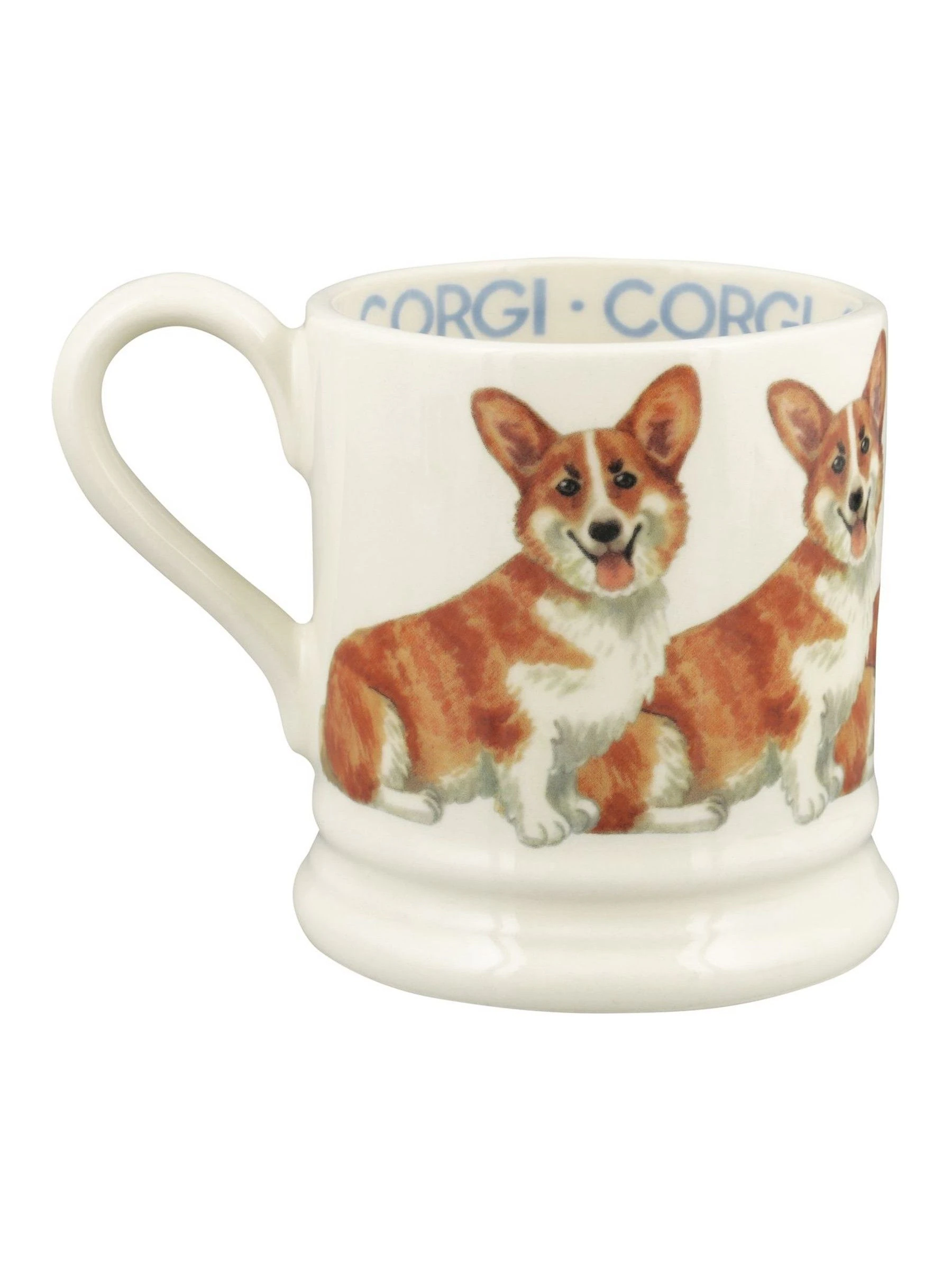 Emma Bridgewater Pembroke Welsh Corgi beker van 1/2 pint