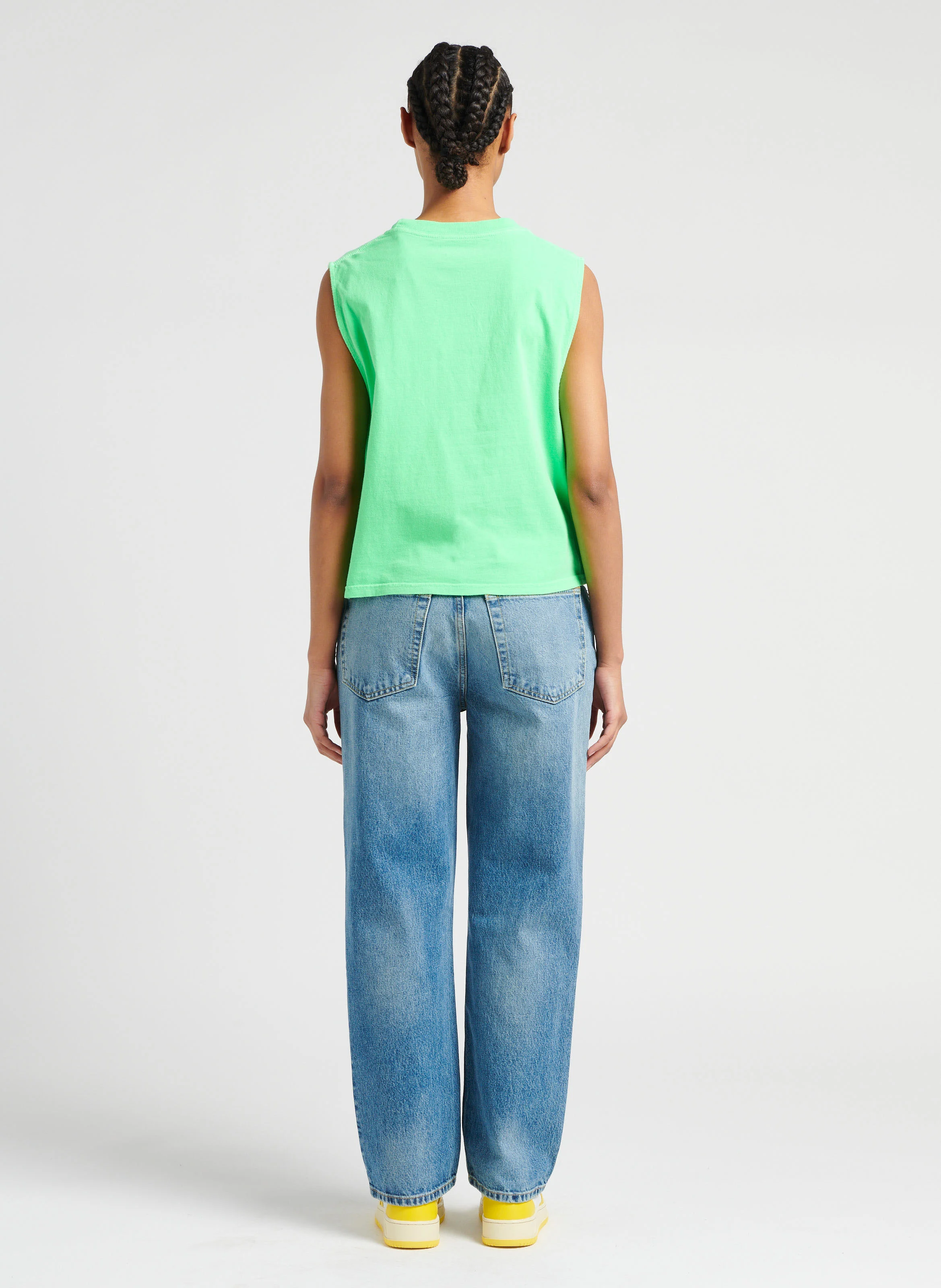 90S LOW SLUNG - Jean boyfriend en coton| Jean Délavé