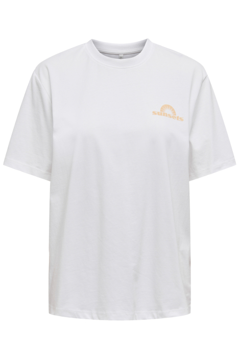 Only witte dames t-shirt