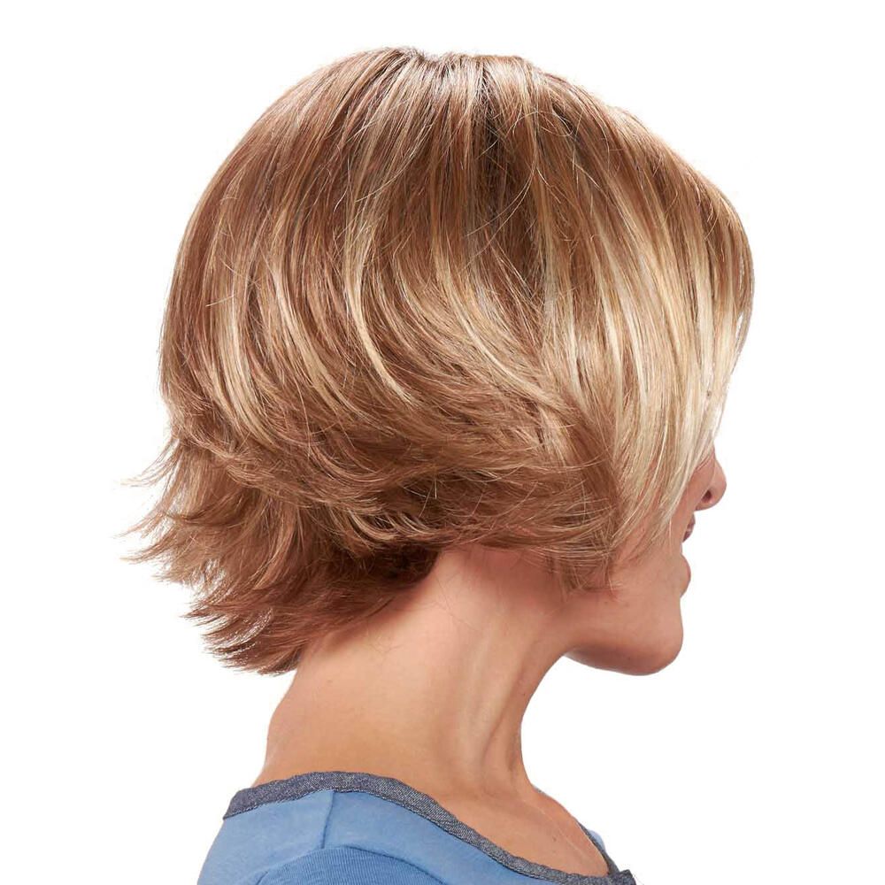 Perücke Maren von trendhair in Toffeemix, dunkler Ansatz