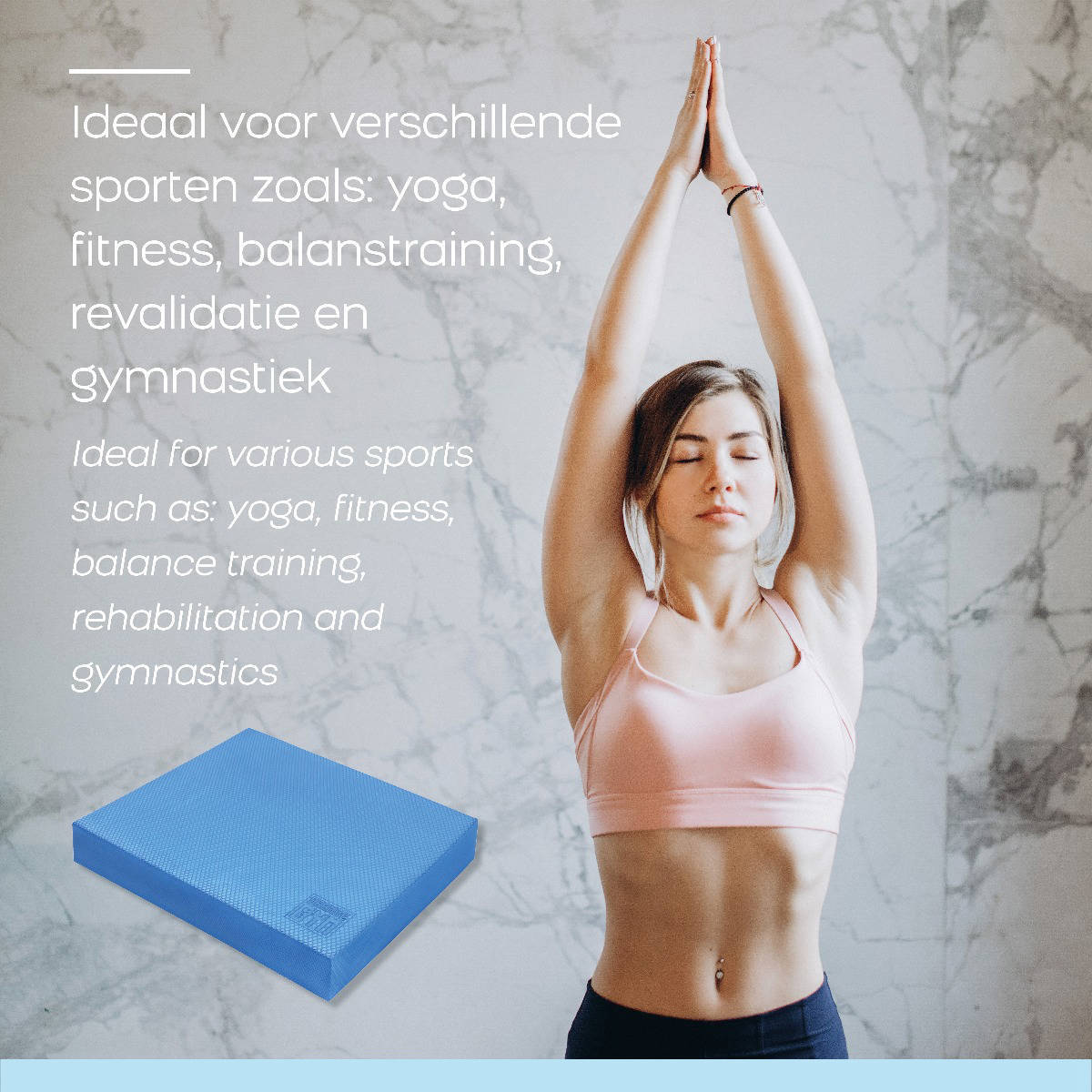 Orange Gym balanskussen zwart